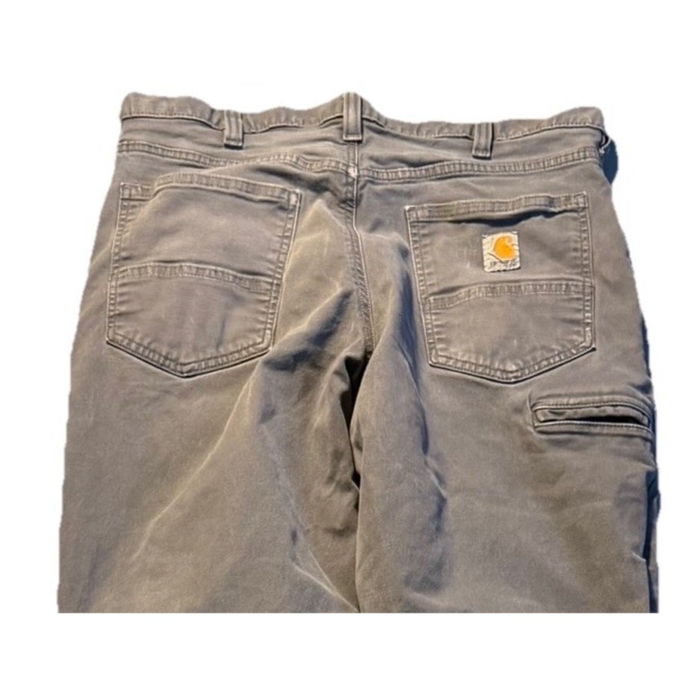 Carhartt Relaxed Fit Work Pants 34x36 Gray Utility Carpenter Workwear